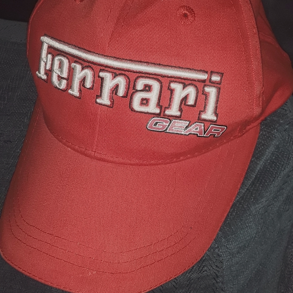 Authentic vintage Ferrari hat! (True 1 of a kind!)